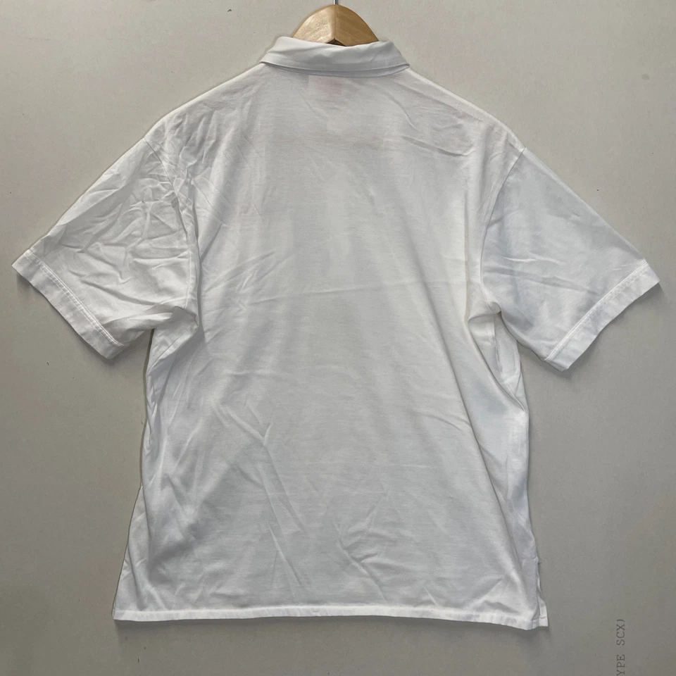 VTG 90’s Lancer by David Winter Los Angeles Angles Polo Shirt Men’s L White NOS - Image 2 of 4