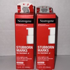 2 Pack Neutrogena Stubborn Marks PM Treatment - 1oz. Each - Fragrance Free