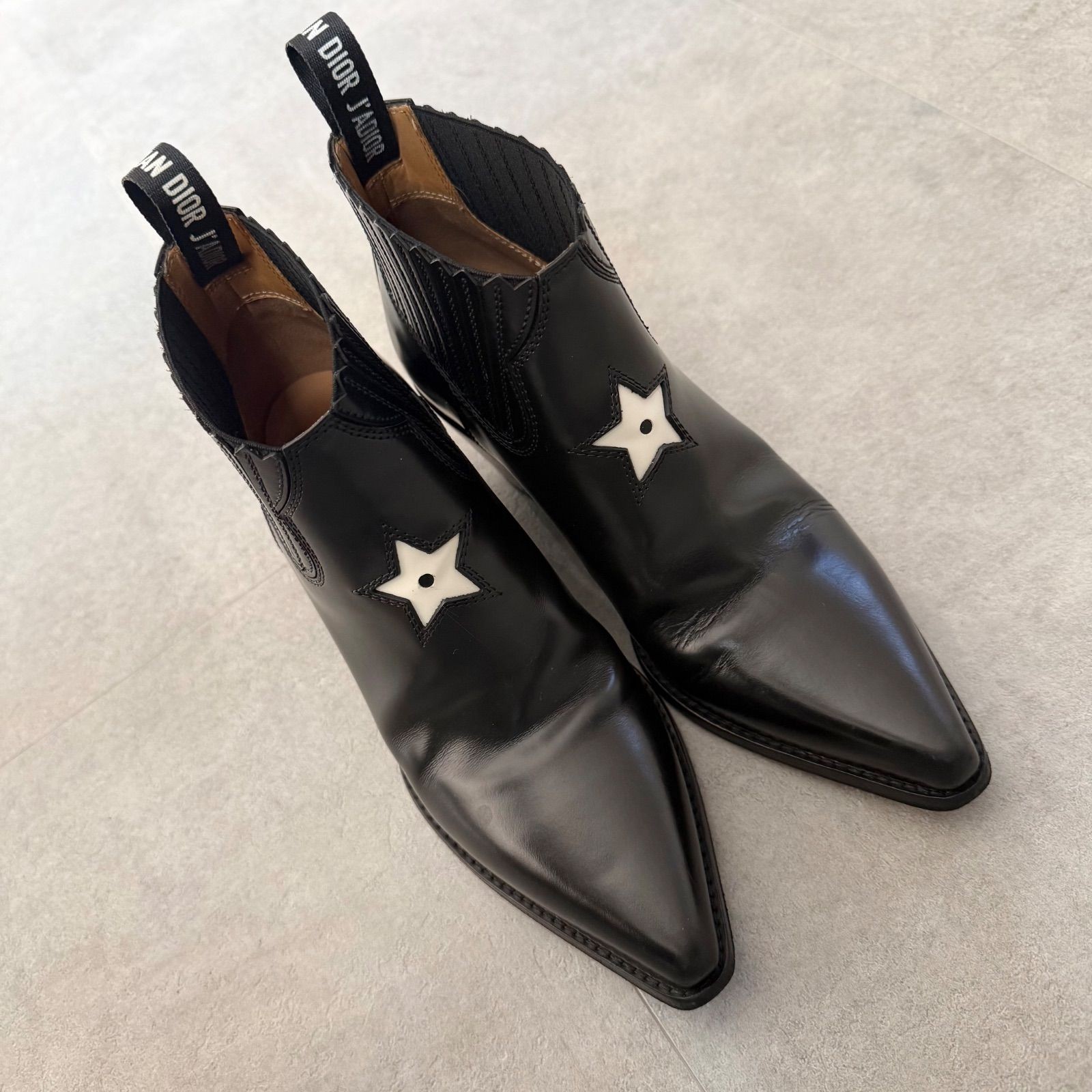 Christian Dior / Ankle Boots / Pre-Owned / Leather Black 22cm thumbnail 2