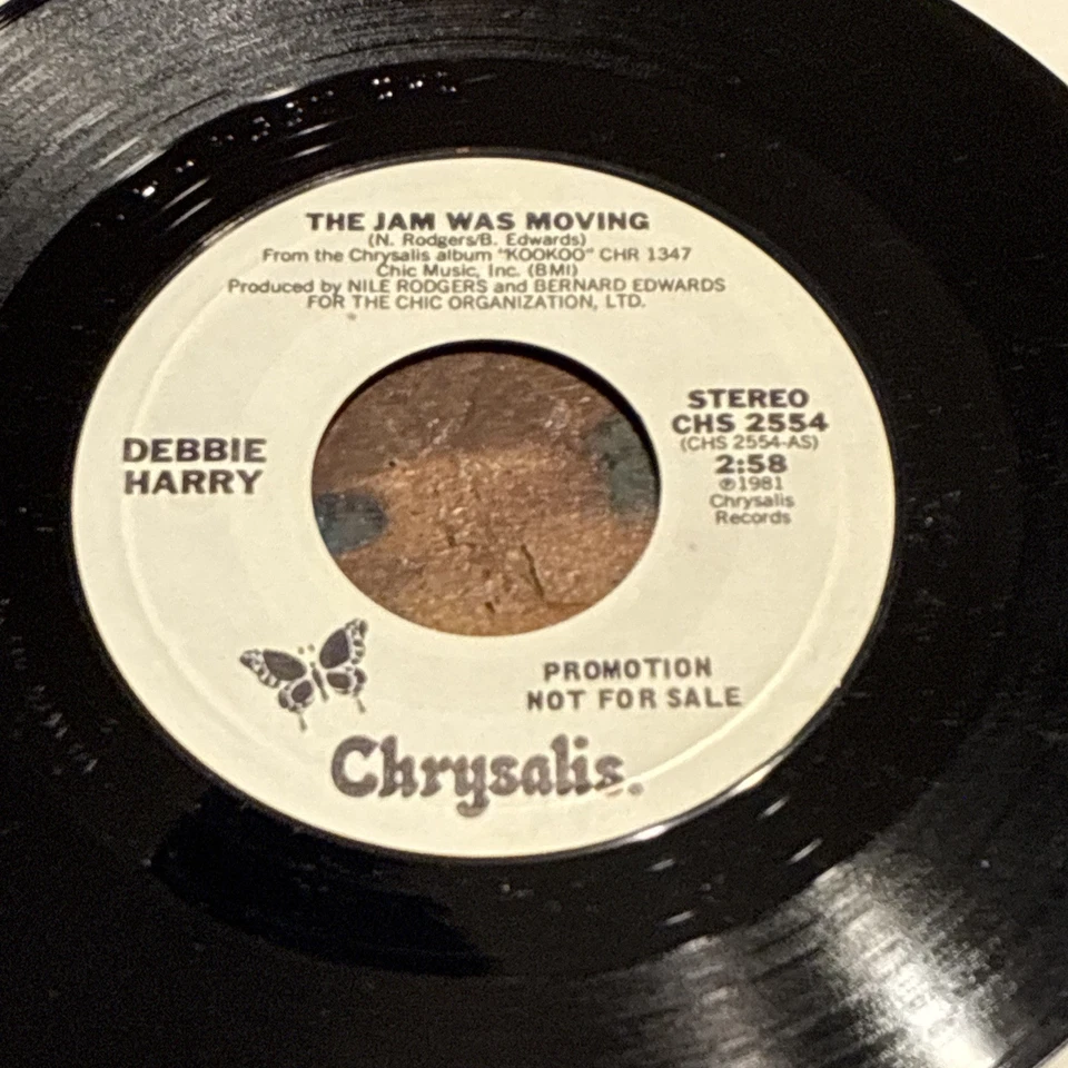 7" Single Vinyl Debbie Harry/ Blondie - The jam was moving US PROMO CHS 2554 Foto 3 de 3