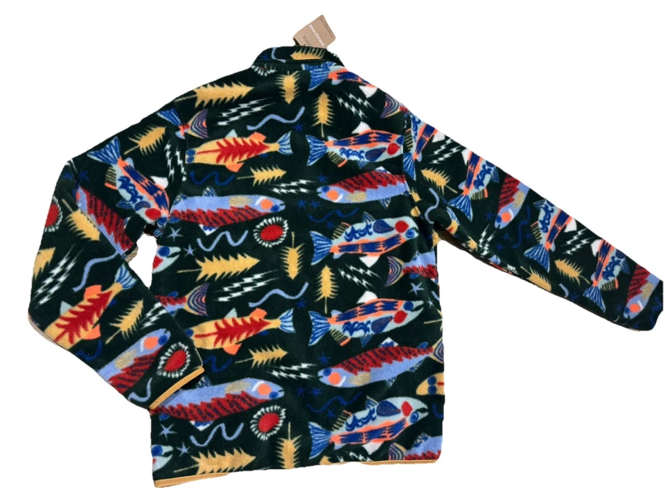 NUEVO CON ETIQUETAS SUÉTER MEDIANO PATAGONIA SYNCHILLA SNAP SALMON ENERGY CRECIMIENTO ANTIGUO VERDE PARA HOMBRE Foto 3 de 3