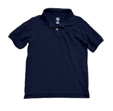 Wonder Nation Navy Blue Girls School Uniform Short Sleeve Performance Polo Shirt