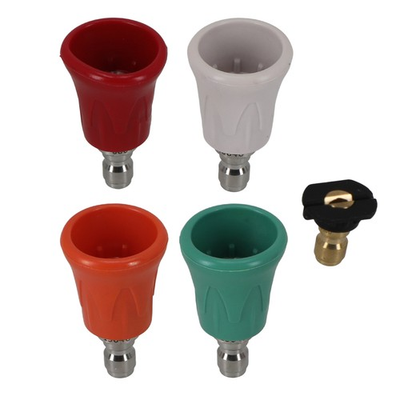 #ad 5PCS Pressure Washer Nozzle Set w Guard Splash Proof 1 4quot; Quick Connector $26.20