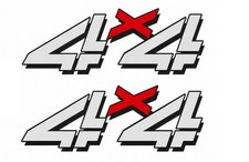 Set Of 2 1999 -- 2006 Chevy Silverado 4x4 Decals - F - Bed Side 1500 2500 Hd