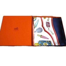 Hermes Scarf Large Unused Kale90 with Box & Card, Authentic, Negotiable Price