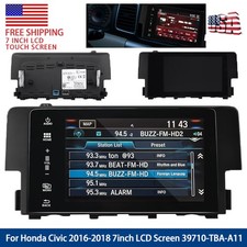 FOR 2016-18 Honda Civic Radio OEM Navigation Display Touch Screen 39710-TBA-A11