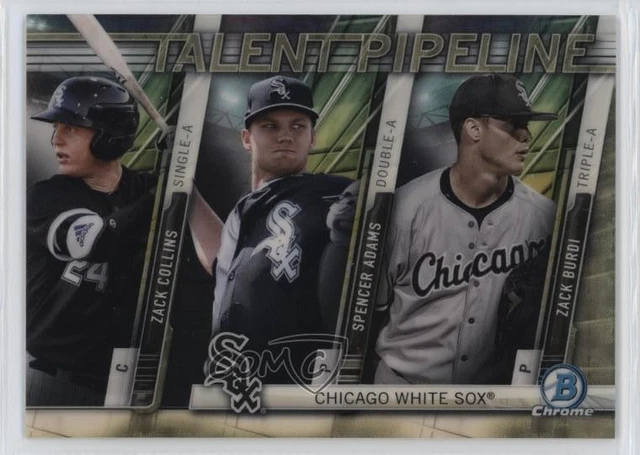 2017 Bowman Superfractor 1/1 Zack Collins Spencer Adams Burdi #TP-CHW 00li