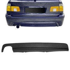 Diffusor hinten Stoßstange Einsatz schwarz matt Set paßt für 3er BMW E39 mit M