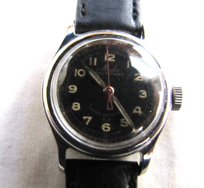 MIDO MULTIFORT SUPERAUTO RM230 SS SCRBK WP 17J MOD 817 COMPLEX BLACK MILIT DIAL