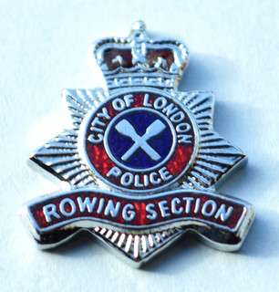 CITY OF LONDON POLICE ROWING SECTION Enamel Pin Badge by Jeeves of Liverpool (2)