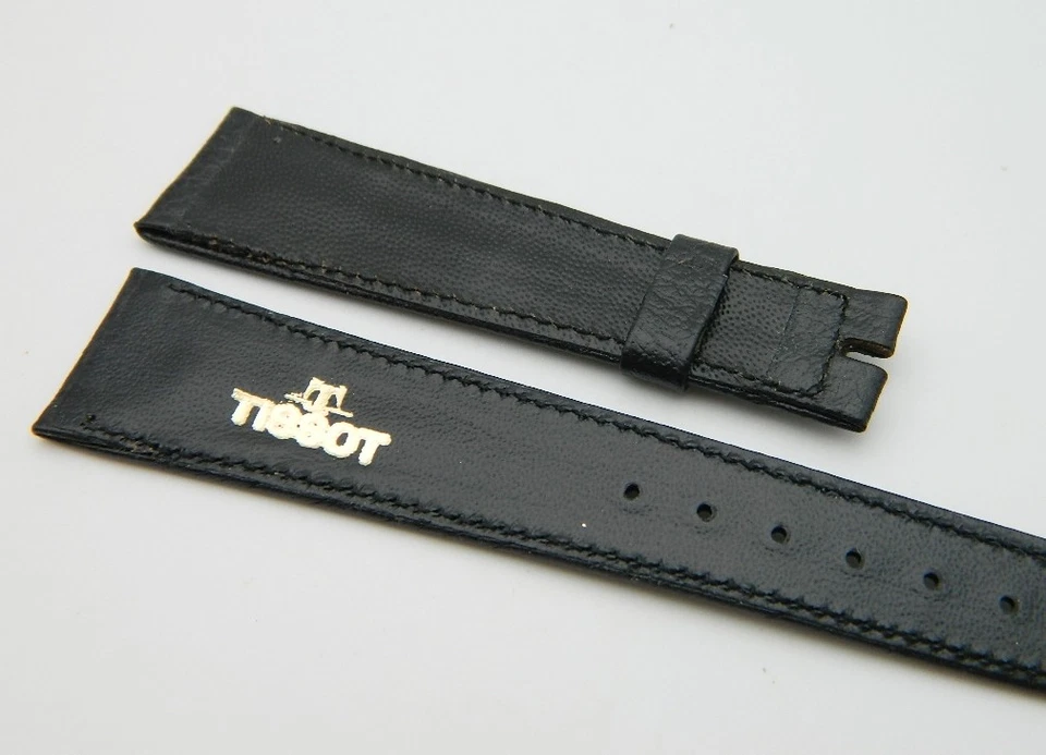 Tissot vintage Bracelet cuir 20/14 - Photo 4/4