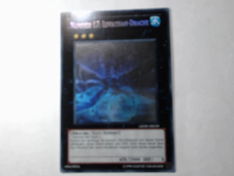 Yugioh NUMMER 17: LEVIATHAN-DRACHE , genf-de039 Ghost Rare deutsch Near Mint - Bild 3 von 4