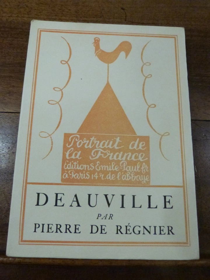 Deauville Pierre de Régnier 1927 Edition Originale Tirage Limité - Photo 1/4