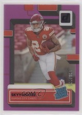 2022 Panini Clearly Donruss Rated Rookie Purple 106/175 Skyy Moore #74 0v4e