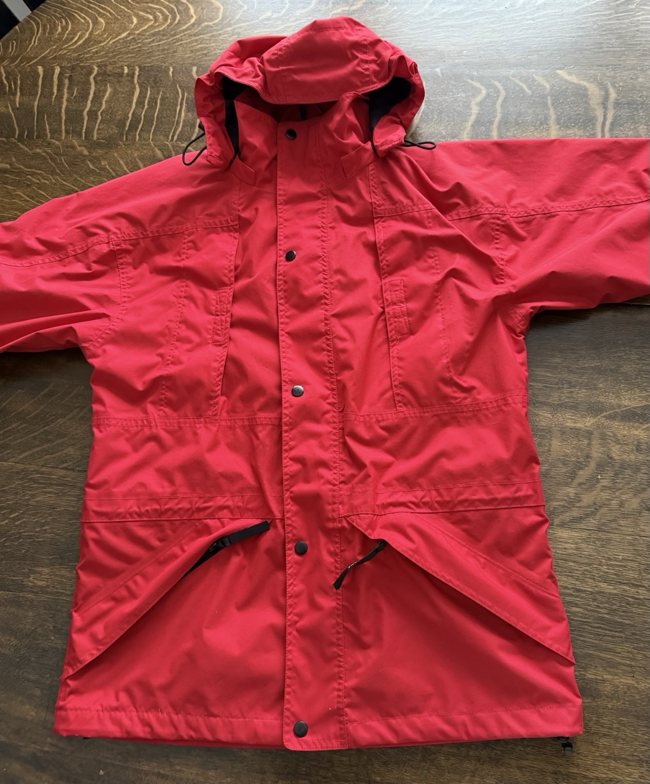 Helly Hansen Red Shell Rain Wind Jacket Mens Smal… - image 6