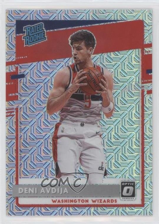 2020-21 Panini Donruss Optic Rated Choice Prizm Deni Avdija #159 Rookie RC 1b8