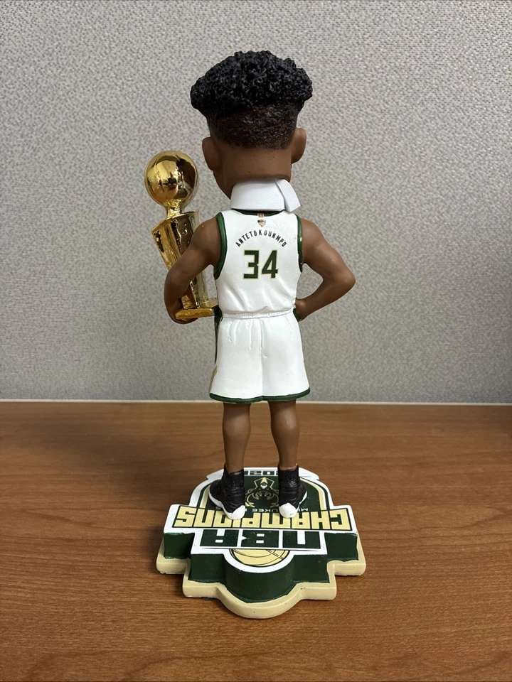 🏀 NBA 2021 MW BUCKS GIANNIS ANTETOKUONMPO MVP BOBBLEHEAD EDICIÓN LIMITADA #724/2021 Foto 3 de 4