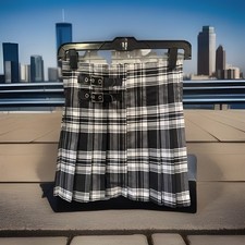 Clueless Style Full Tilt Pleated Mini Skirt S School Girl Preppy Grunge Punk Y2K