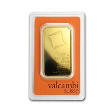 100 gram Gold Bar - Valcambi (Pressed w/Assay) 4533.76 per troy oz