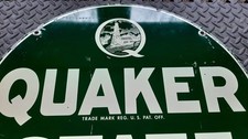 100 Original 1977 Quaker State Gas Station Oil Dspm Sign No Repops Ever