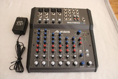 Alesis MultiMix 8 USB FX 8 Channel Mixer