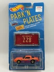 Hot Wheels Vintage 1988 Park 'N Plates Chevy Camaro Z28- 1:64 Diecast Car