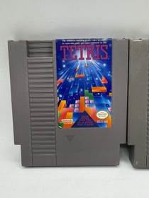 NES Nintendo PUZZLE Games Lot: TETRIS & DR. MARIO- Cartridge Only Cleaned Pins