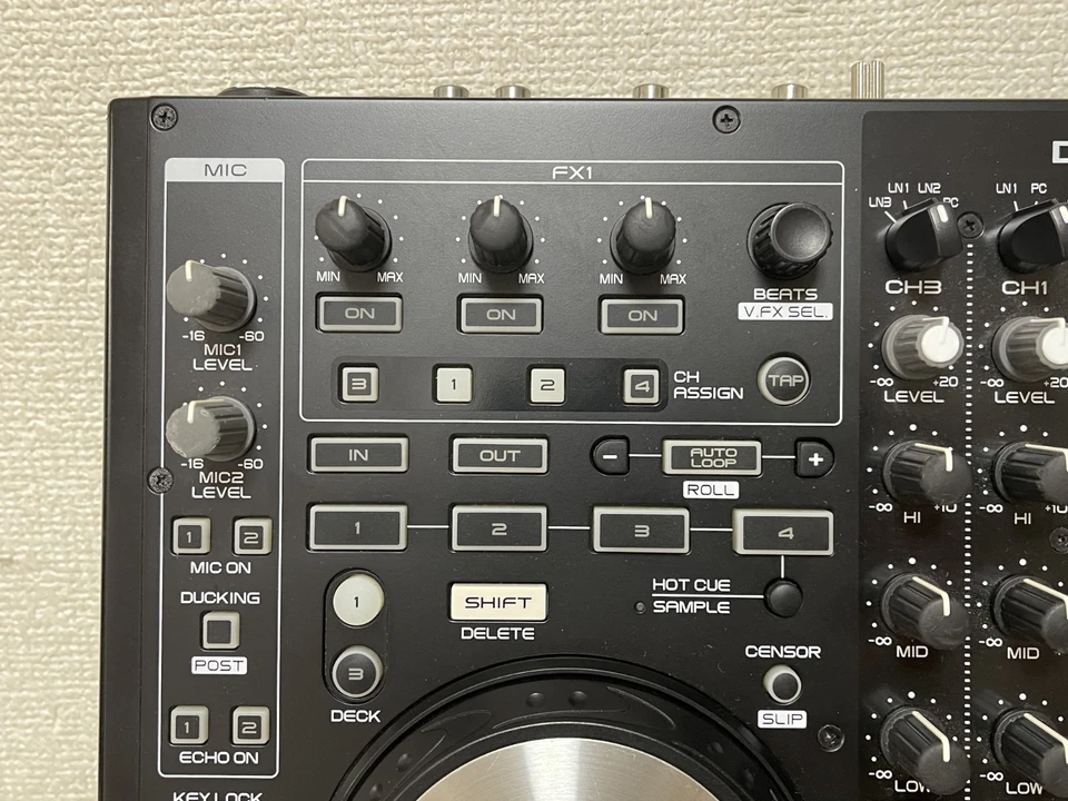 Denon DJ MC6000MK2 with Power Supply and Original Box Tested Working 4-Channel - Image 3 of 4