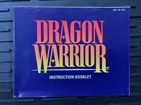 DRAGON WARRIOR - NINTENDO NES GAME 3 SCREW COMPLETE W/ BOX & STYROFOAM
