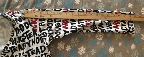 VTG Rare 2001 Official No Doubt Band Gwen Stefani ROCK STEADY Jacket Giant tag image 6