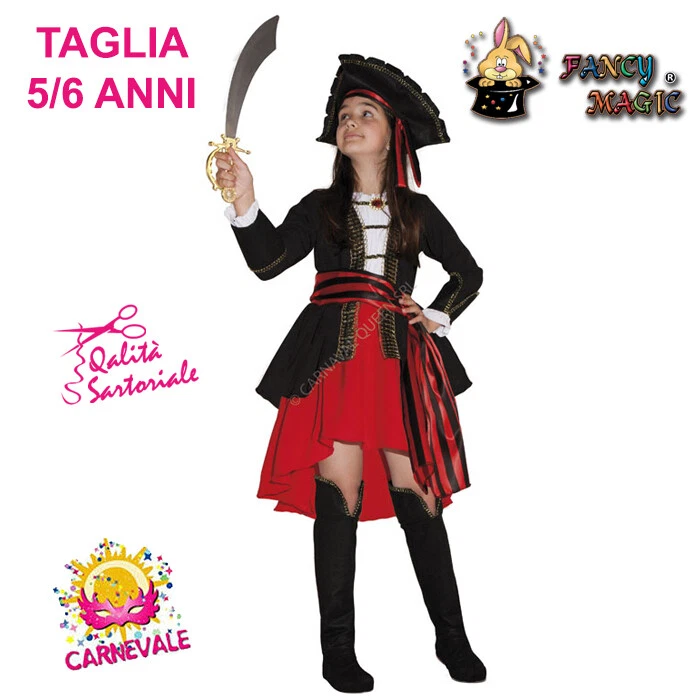 Costume da pirata femmina Consegna express