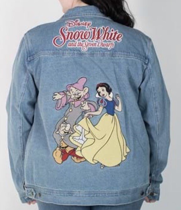 ヴィンテージ　TOO cute Disney スノーホワイト デニムジャケット 希少】ヴィンテージ TOO cute Disney スノーホワイト デニムジャケット
