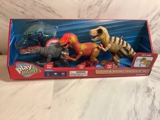 Play Right Light  Sound Dinosaur Toy Set - Brand New 