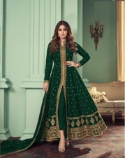 SALWAR KAMEEZ PAKISTANI INDIAN WEDDING PARTY WEAR DRESS BOLLYWOOD SUIT SHARARA