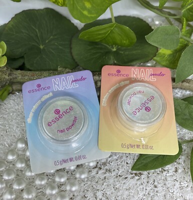 essence NAIL Powder Nagelpuder silver / golden 2 Packungen 2 x 0,5g *neu*