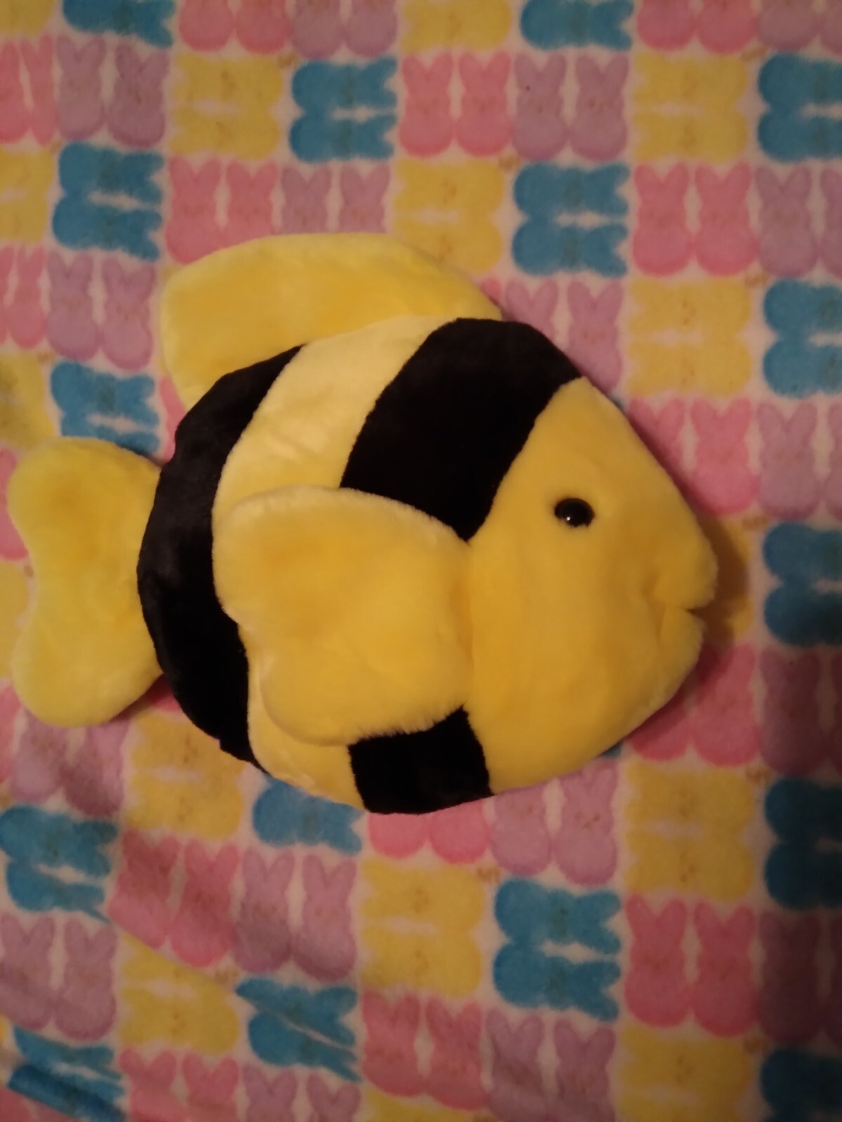 TY Beanie Baby BUBBLES the fish. MINT Condition 1995 PVC with Multiple