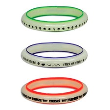 Glow Halloween Bracelet - 3 Pieces Total w/Random Color and Design