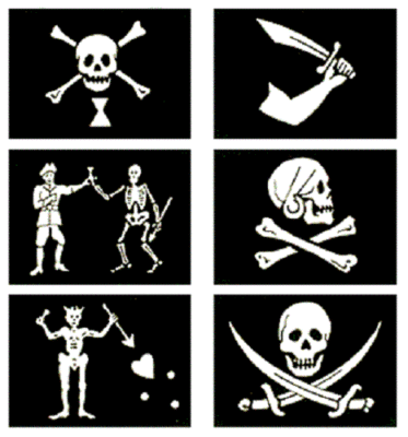 6 Pack) 3x5 Pirate Flag Flags Pirates of the Caribbean Collection