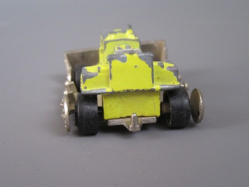 B602 Vintage 1971 Majorette 255 France Hanomag Bulldozer TP Jaune 1:70 - Picture 5 of 8