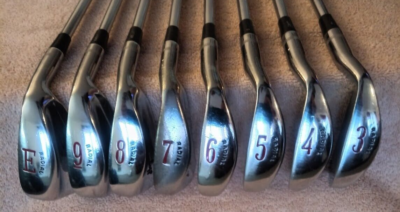 TZ GOLF - VINTAGE BEN HOGAN RADIAL 3-E Irons, Apex 3 Steel Shafts