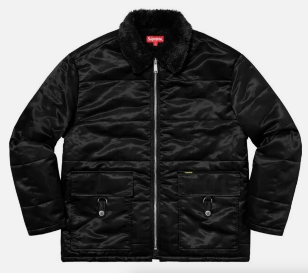 シュプリーム  Quilted Cordura Lined Jacket キルティングコーデュラブルゾン メンズ S SS20 SUPREME QUILTED CORDURA LINED JACKET BLACK SZ XL BOX LOGO