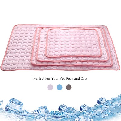 Kaltes Bett Kühle EisSeide Matratze Sleeping Pad Kühlmatte für Tiere Hund Katze