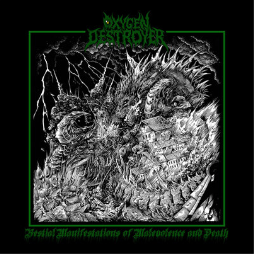 Oxygen Destroyer Bestial Manifestations of Malevolence and Death (CD) Album