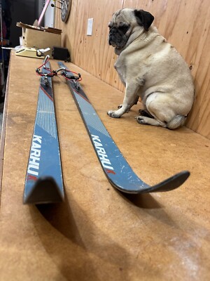 Vintage KARHU XCD GT Cross Country Skis 210cm with Bindings