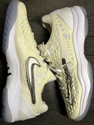 Nike Tennis Rafa Nadal Zoom Cage 3 918193-105 Metallic Summit Size