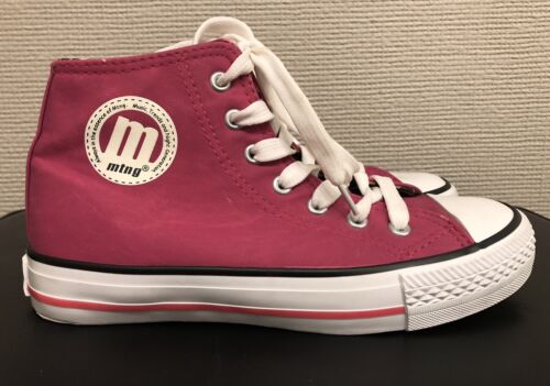 Women's MTNG Hot Pink High Top Sneakers - Size EU 38 (US 7.5) - Picture 2 of 12