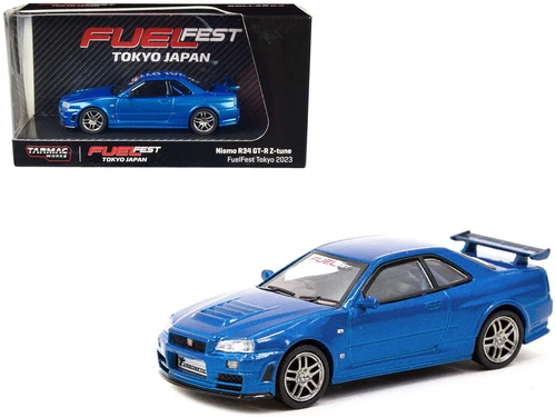 Schuco x Tarmac Works COLLAB64 Nismo R34 GT-R Z-tune -23 FuelFest Tokyo 1:64 Car - Picture 2 of 4