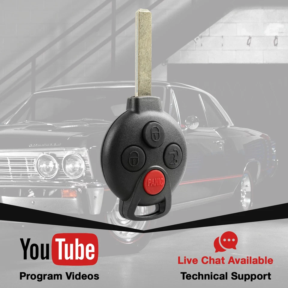 2 Key Fob for 2010 2011 2012 2013 2014 2015 2016 Smart Fortwo (KR55WK45144) - Image 3 of 4