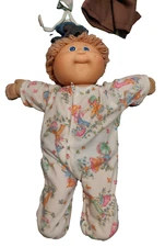 Vintage Cabbage Patch Kids Doll 1984 with Clothes Male Blonde Hair Blue Eyes