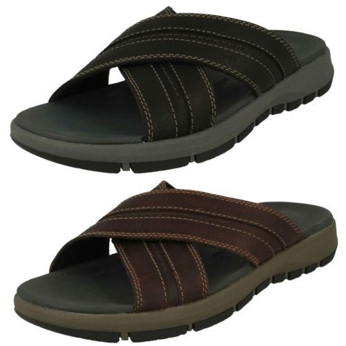 mens clarks flip flops